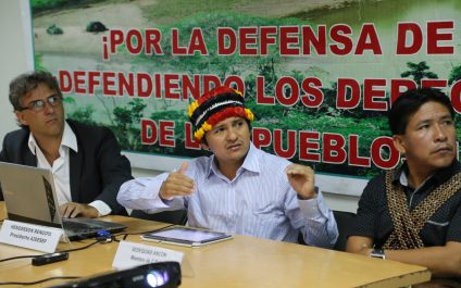 Peruvian Indigenous Group AIDESEP Holds Press Conference to Call for Oil and Gas Regulations Based on EO100™ Standard