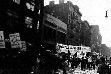 Demonstrations lead by the league of Settlement House Movements in the 1930's