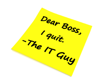 What to do When Your IT Person Resigns
