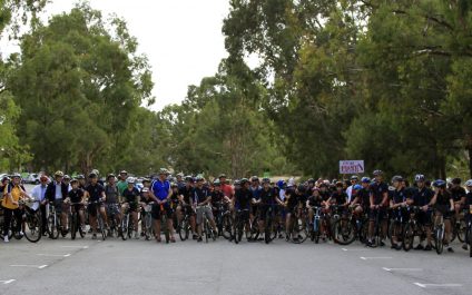 Over 100 students participated in the National Ride2school Day