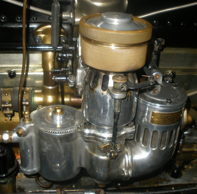 The prototype carburetor on "The Dutchess"