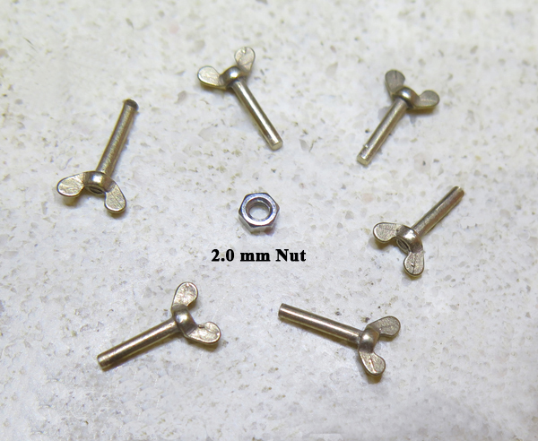 Simulated Butterfly Bolts