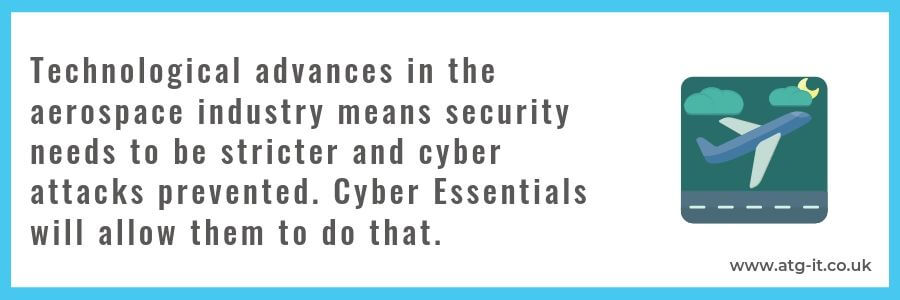 Why Cyber Essentials is important to the aerospace industry - quote (900x300)