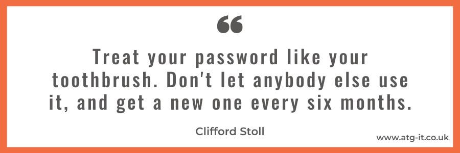 Password protection for SMEs: The importance of using a password manager - quote image