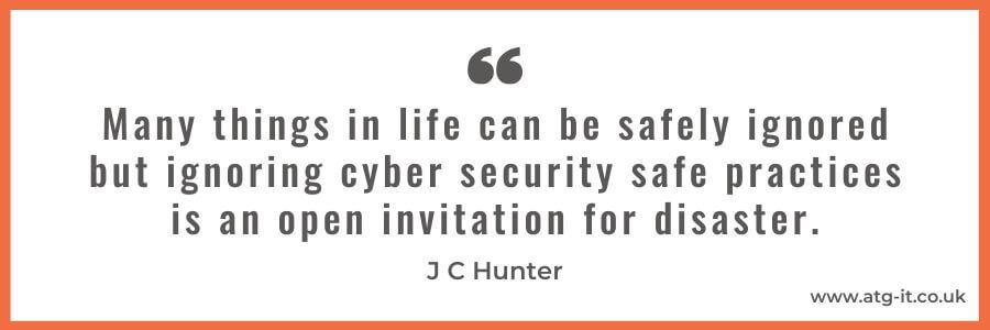 Cyber Security for SMBs What are the minimum requirements - quote image