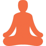 Yoga position for calming persona of having cyber essentials 
