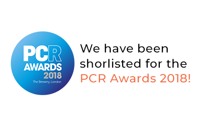 We have been shortlised for the PCR Awards 2018!