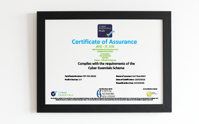 ATG-IT re-certified as Cyber Essentials Assessors for 3rd year in a row.