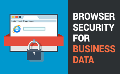 Browser security for business data