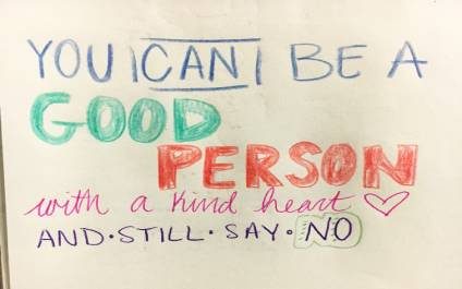 Sometimes it’s Okay to Say “No”