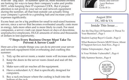 August 2014 Newsletters