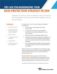 The Case for Mordernizing Your Data Protection Strategy In 2014