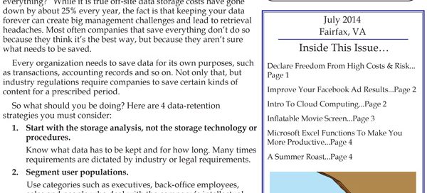 July 2014 Newsletters