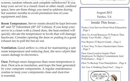 August 2015 Newsletters