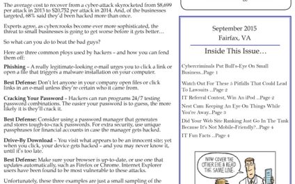 September 2015 Newsletters