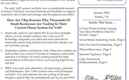 January 2015 Newsletters