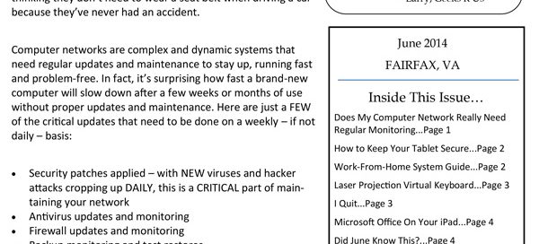 June 2014 Newsletters