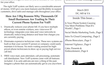 March 2015 Newsletters