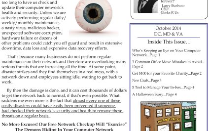 October 2014 Newsletters