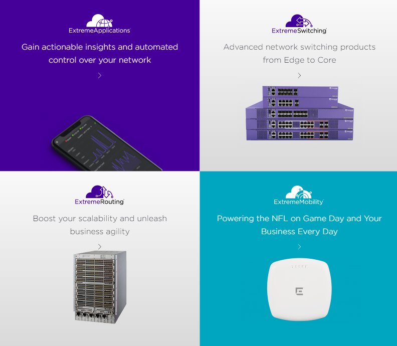 extreme networks products