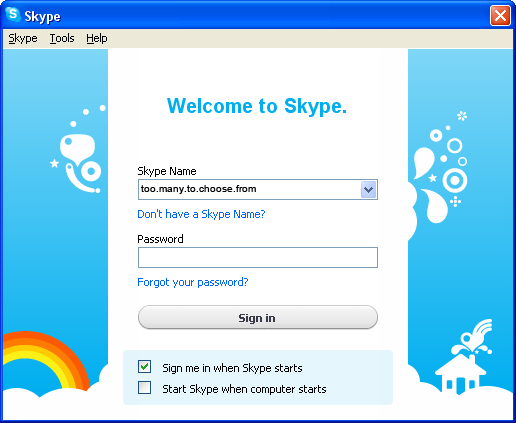 how do i sign in to skype on a mac