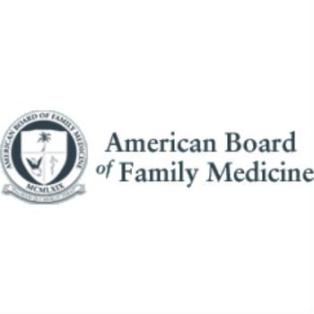 Certified in Family practice by ABFM