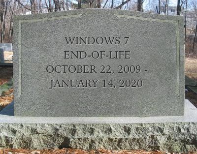 Microsoft 7 EOL Tombstone