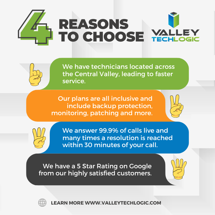 4 Reasons to Choose Valley Techlogic