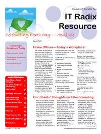 Spring 2009 IT Radix Resource Newsletter