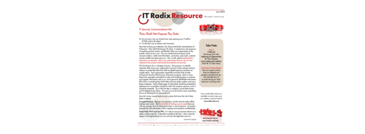 June 2023 IT Radix Resource Newsletter