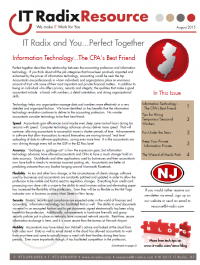 August 2015 IT Radix Resource Newsletter