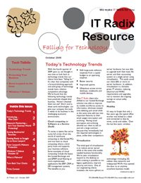 Fall 2009 IT Radix Resource Newsletter