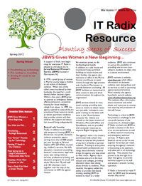 Spring 2012 IT Radix Resource Newsletter