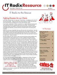 July 2014 IT Radix Resource Newsletter