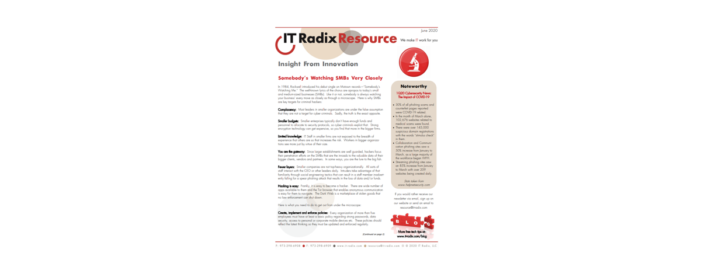 June 2020 IT Radix Resource Newsletter