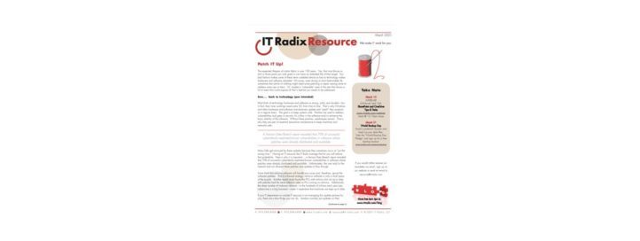 March 2021 IT Radix Resource Newsletter