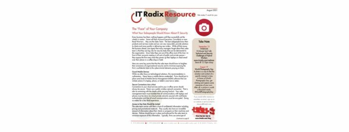 August 2021 IT Radix Resource Newsletter