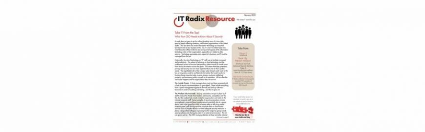 February 2022 IT Radix Resource Newsletter