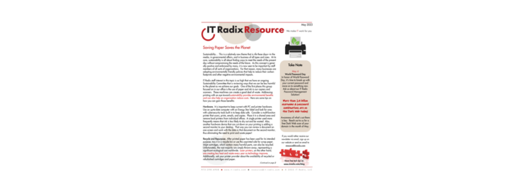 May 2023 IT Radix Resource Newsletter