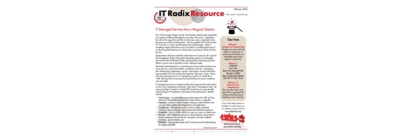 February 2024 IT Radix Resource Newsletter
