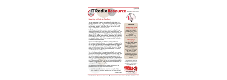 April 2024 IT Radix Resource Newsletter