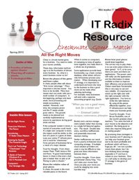 Spring 2013 IT Radix Resource Newsletter