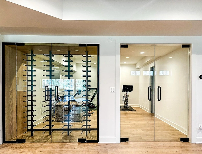 Frameless Entry Doors
