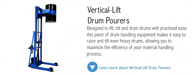 Vertical Lift Drum Pourers