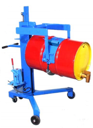 Drum Palletiser that Pours