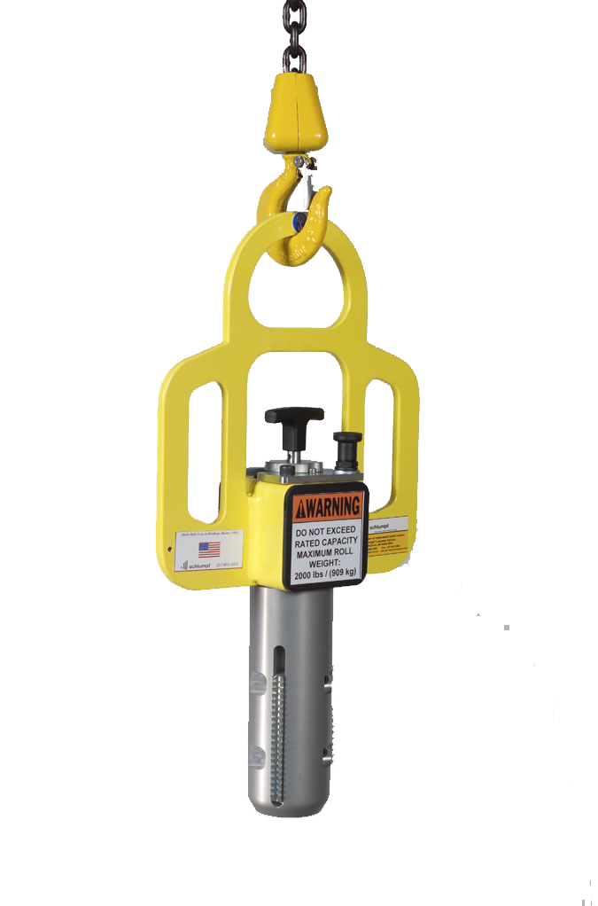 Vertical Hoist Roll Handling