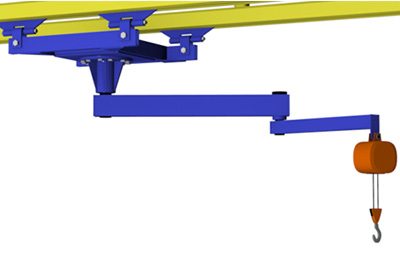 Ceiling Mounted Articulating Jib Crane, 500lbs Capacity - Ayr ...