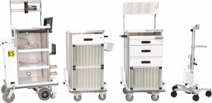 Endoscopy carts for medical settings