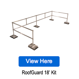 Rooftop Guardrail Fall Protection System