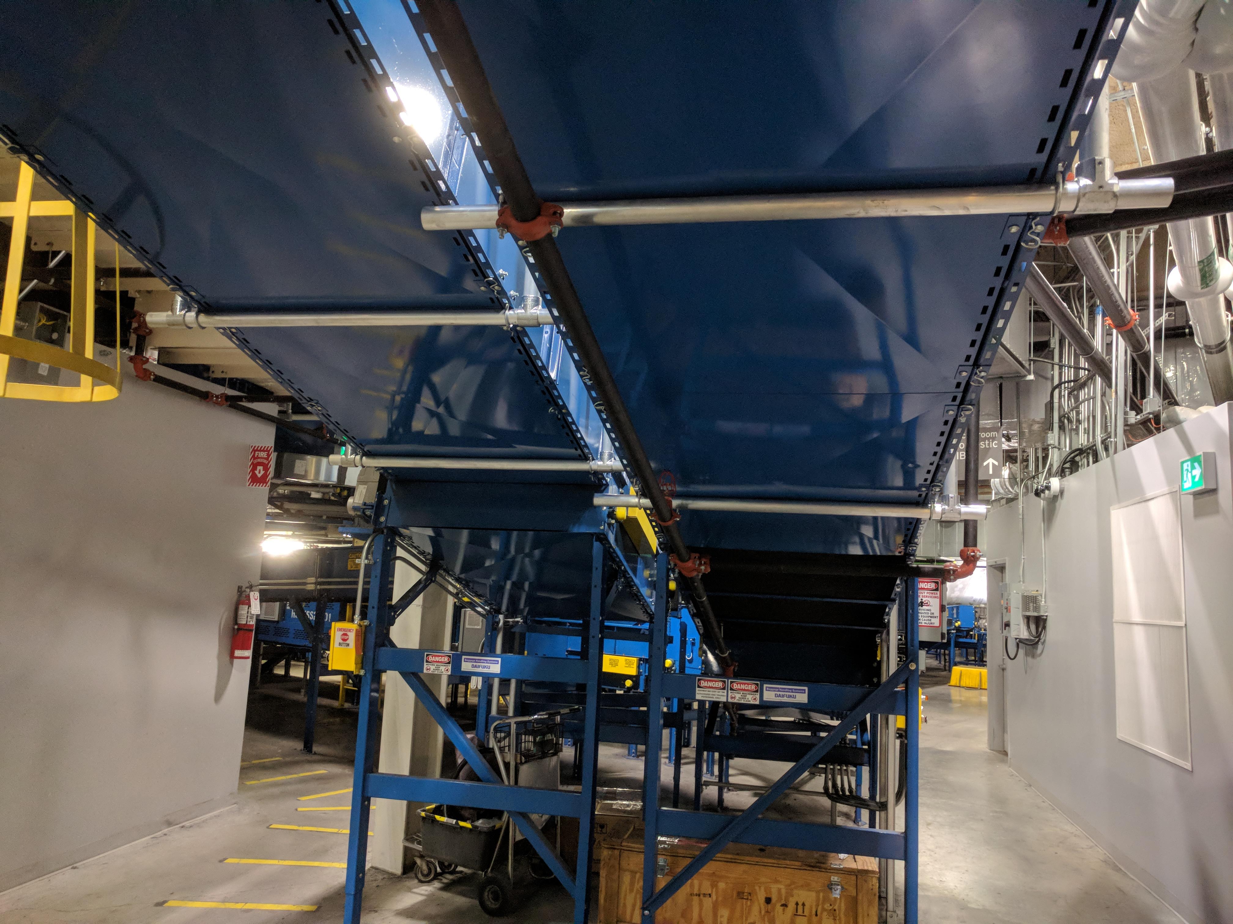 Airport Conveyor Guardrail